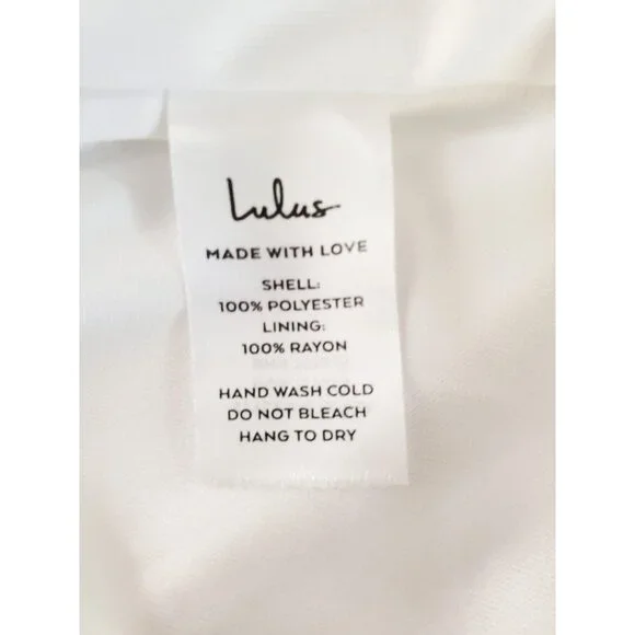 Lulus Babydoll Coquette Milkmaid Smocked Tiered Flowy Mini Dress Woman's Size M - Picture 15 of 16